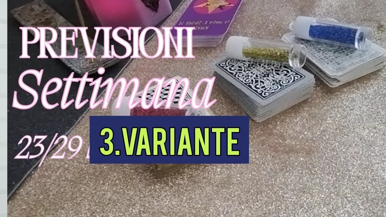 🕊️Il momento della verità 3 VARIANTE-previsioni settimanali 23/29 Marzo 2026