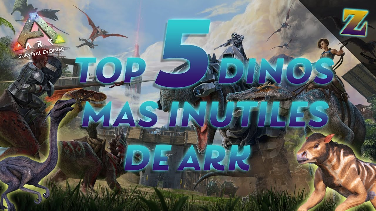 Top 5 dinos mas inútiles de ark :(