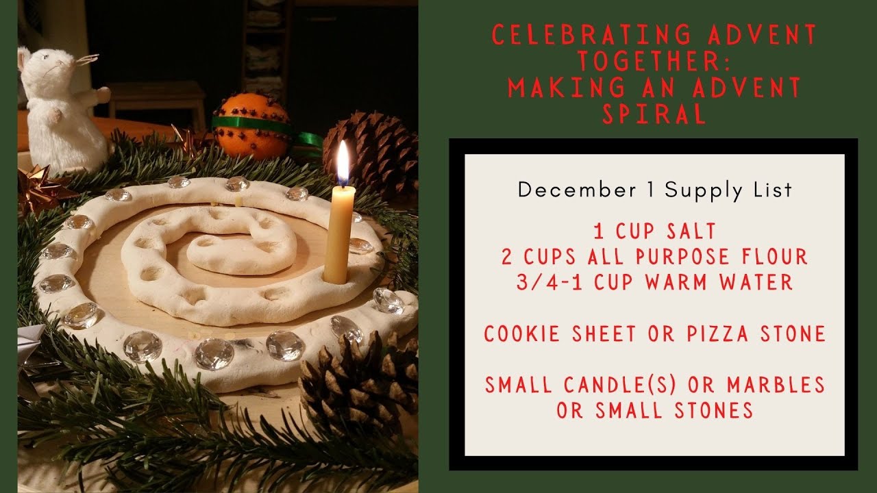 Advent 1: Making Salt Dough