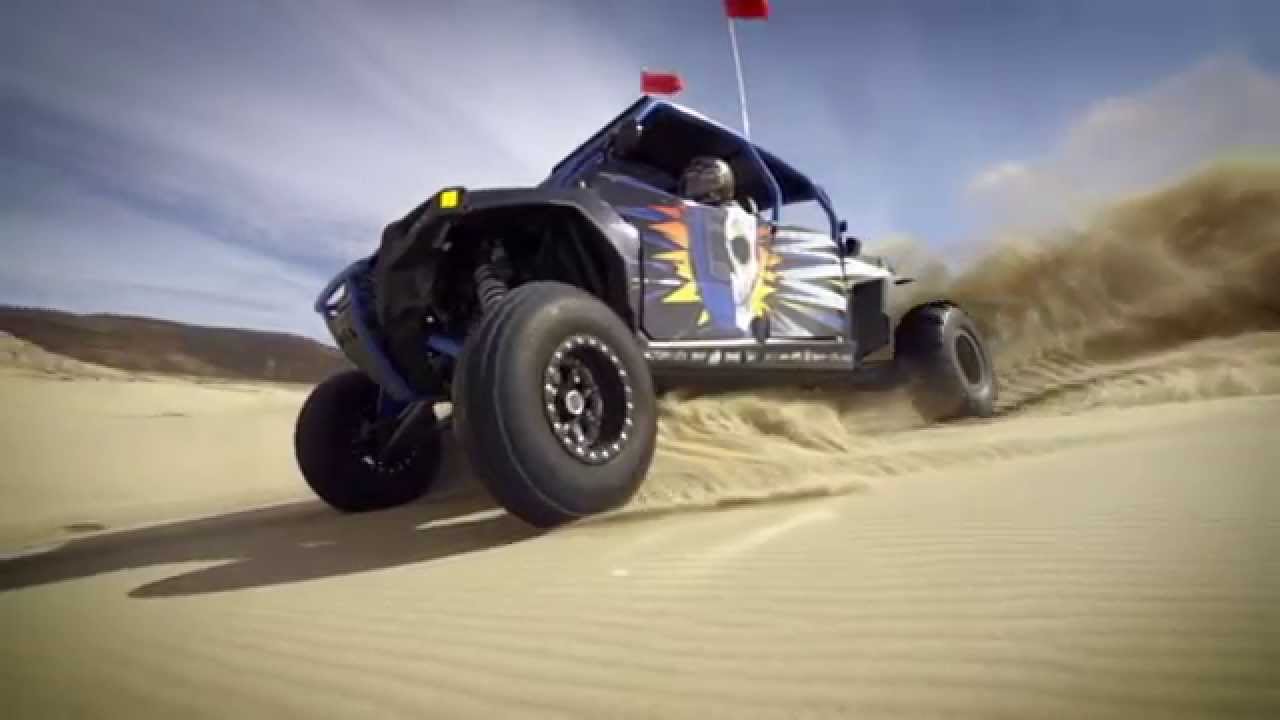 Turbo RZR XP1000 vs Turbo RZR XP900 battle in the dunes