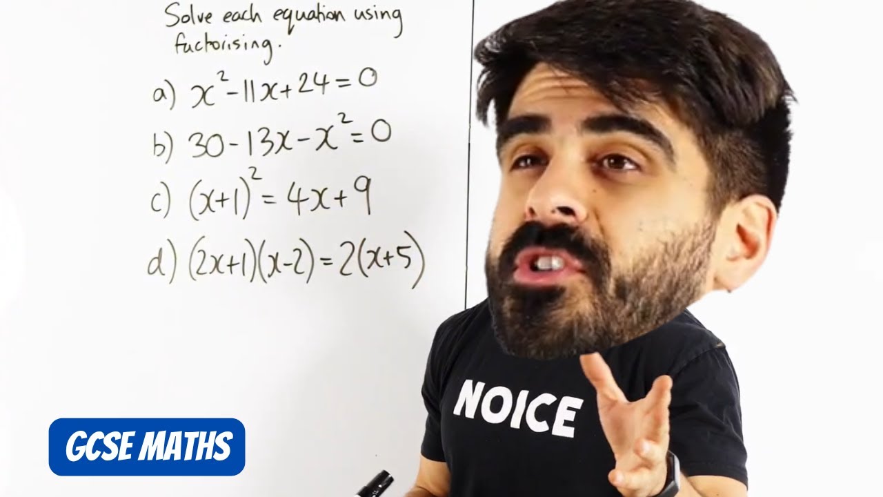 How To Solve Quadratics By Factorising | GCSE Maths