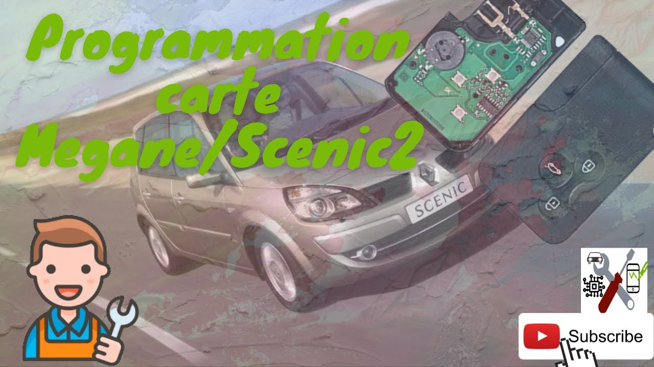 Programmation Carte Renault Scenic2 (Renolink)