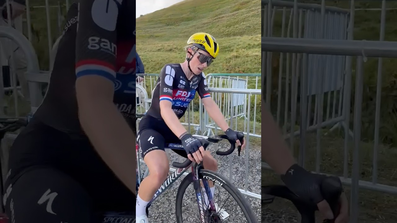 DEMI VOLLERING #exaust STAGE-8 #great #effort #tdf #female #women #girl #tourdefrance #cycling #bike