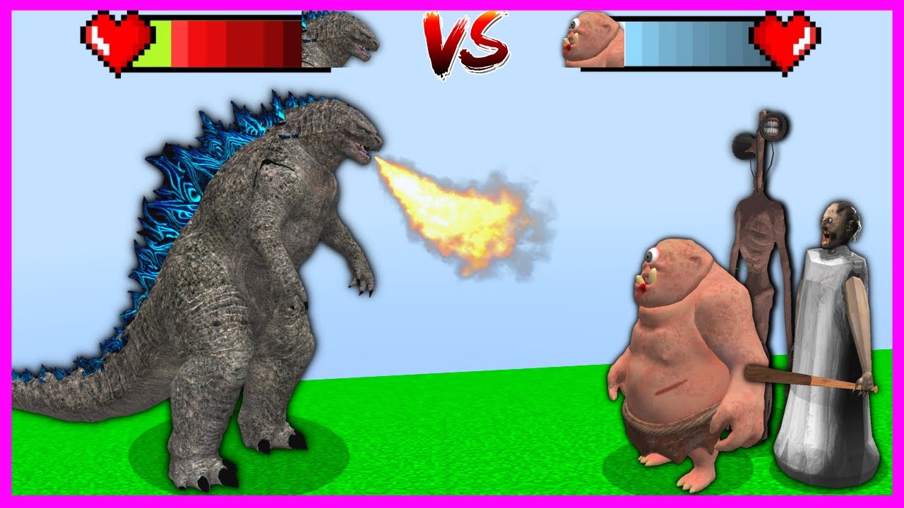 GODZİLLA VS MUTANT TEPEGÖZ ÇETESİ! 😱 - Minecraft