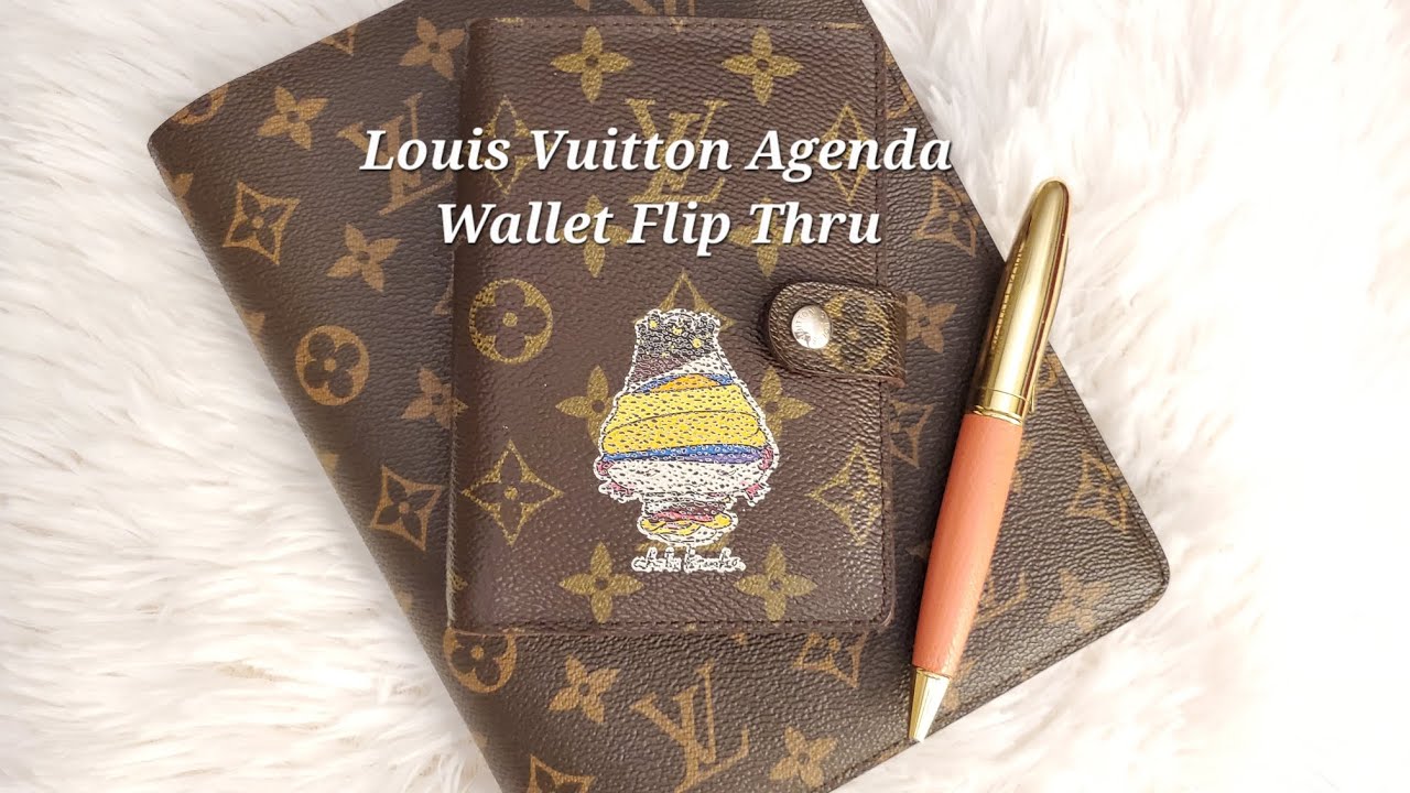 2023 LOUIS VUITTON PM POCKET AGENDA Travel Planner Wallet Flip Thru