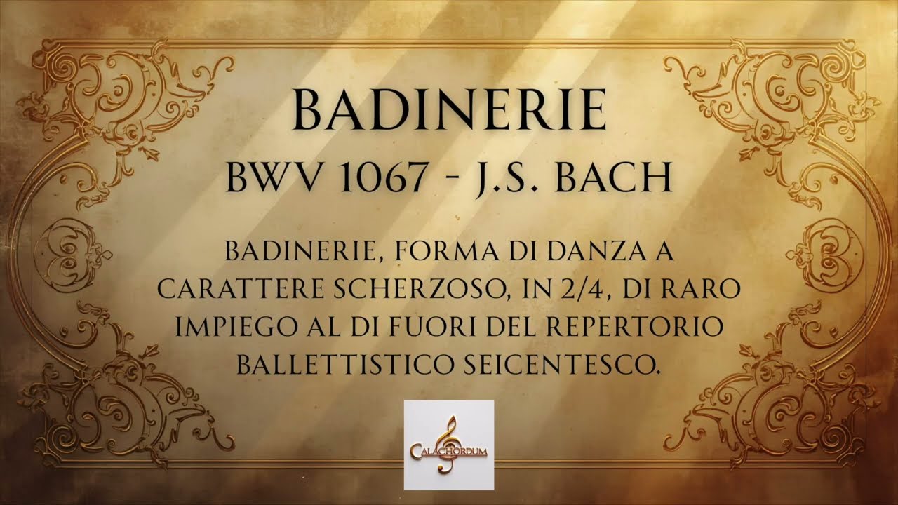 Badinerie BWV 1067 - J.S. Bach - Violino e Clarinetto