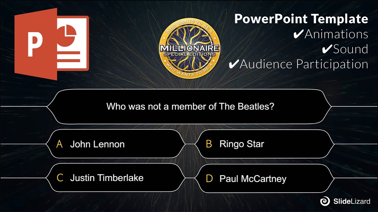 Who wants to be a Millionaire - PowerPoint Template (free download)