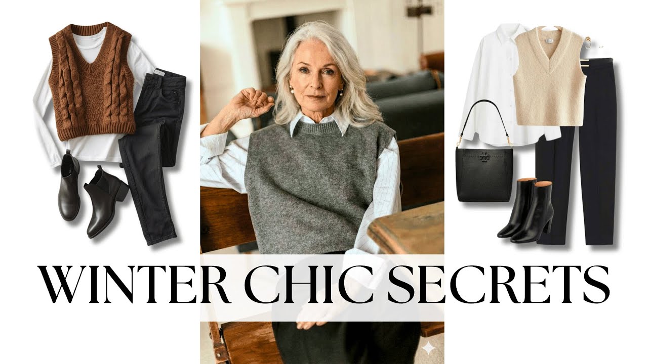Stay Warm in Style: Chic Vest Outfits That Instantly Elevate Women Over 50 & 60