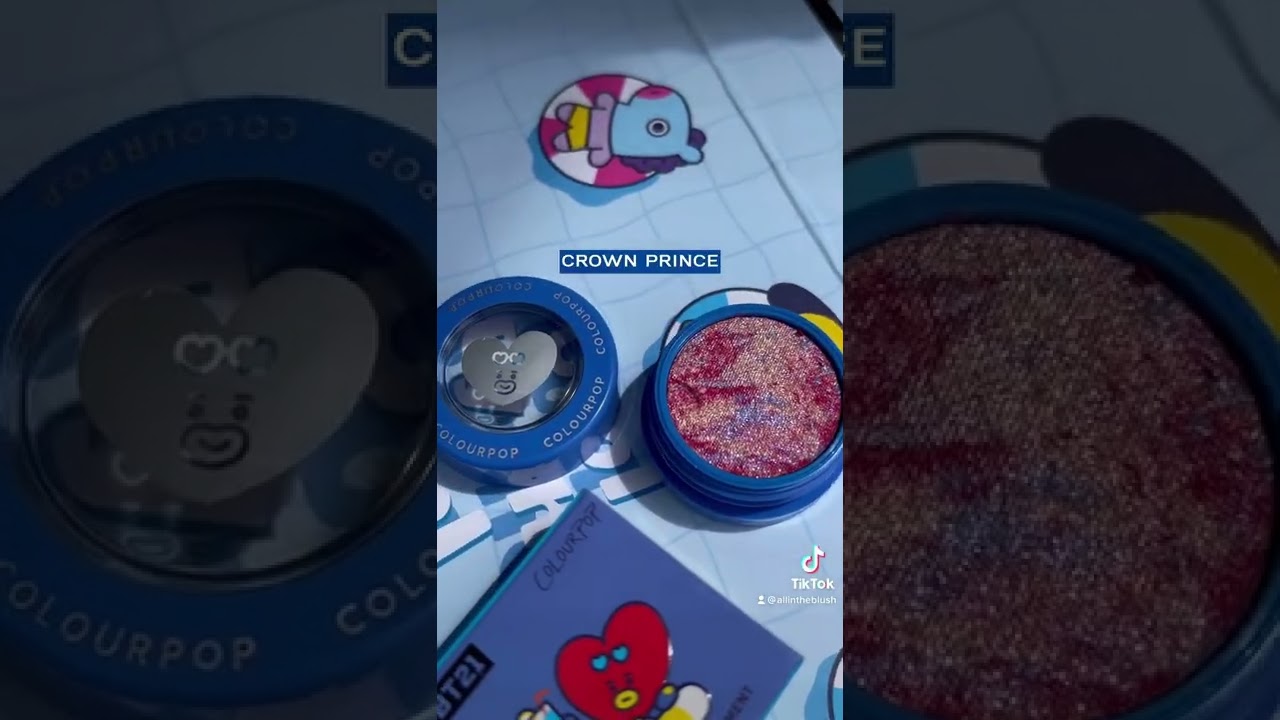 ColourPop x BT21 Collection With Swatches