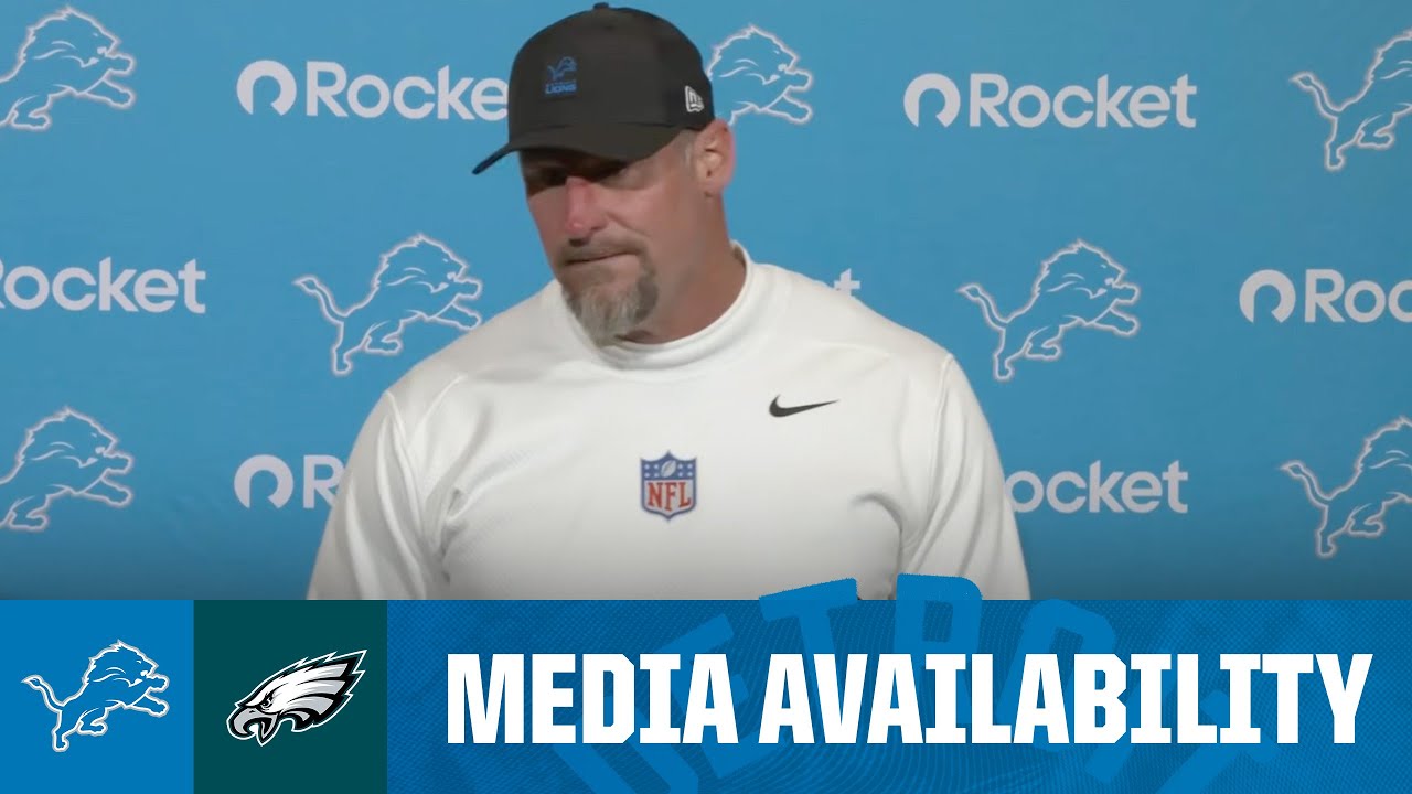 Dan Campbell postgame media availability | 2025 NFL Regular Season Week 11: Lions at Eagles
