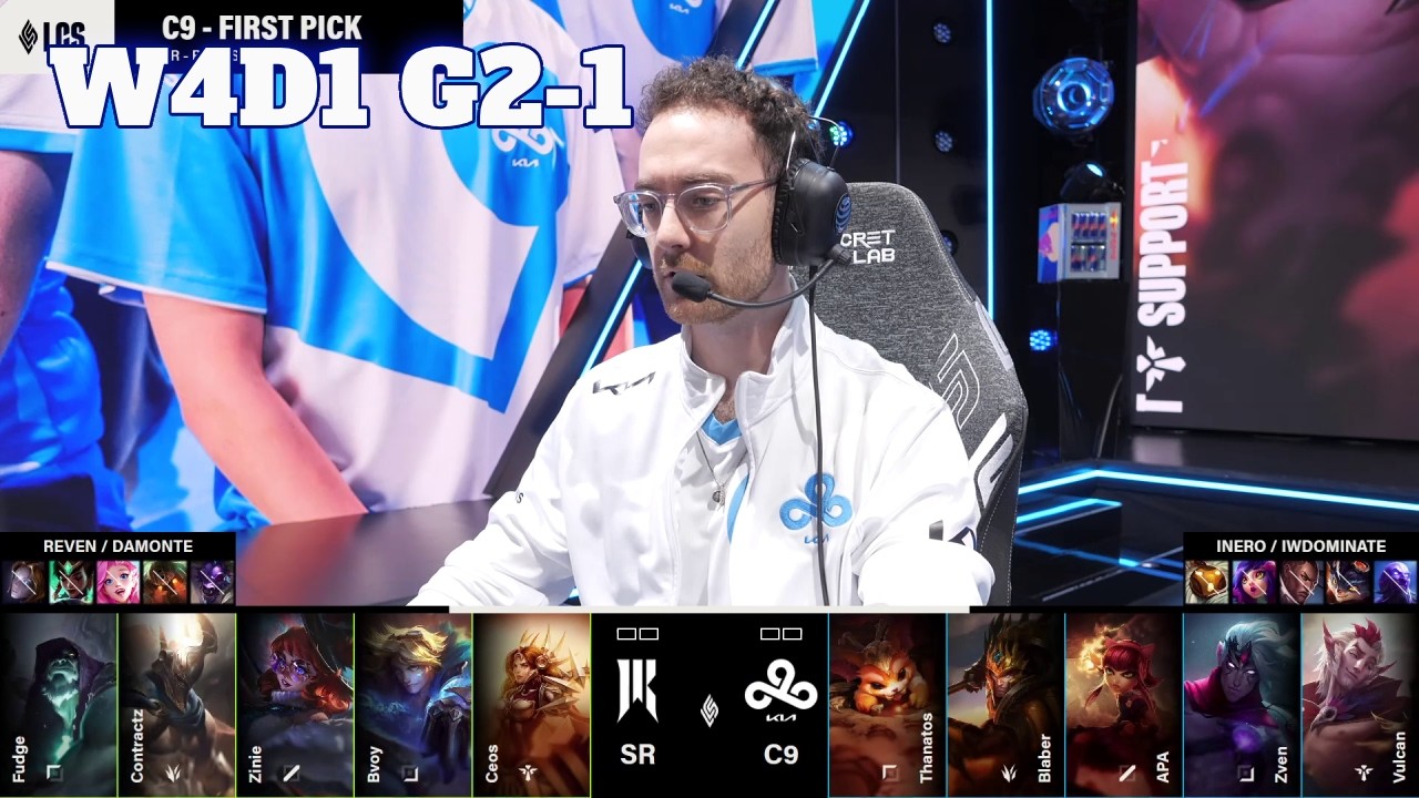 SR vs C9 - Game 1 | Week 4 Day 1 S16 LCS Spring 2026 | Shopify Rebellion vs Cloud 9 G1 W4D1 Full