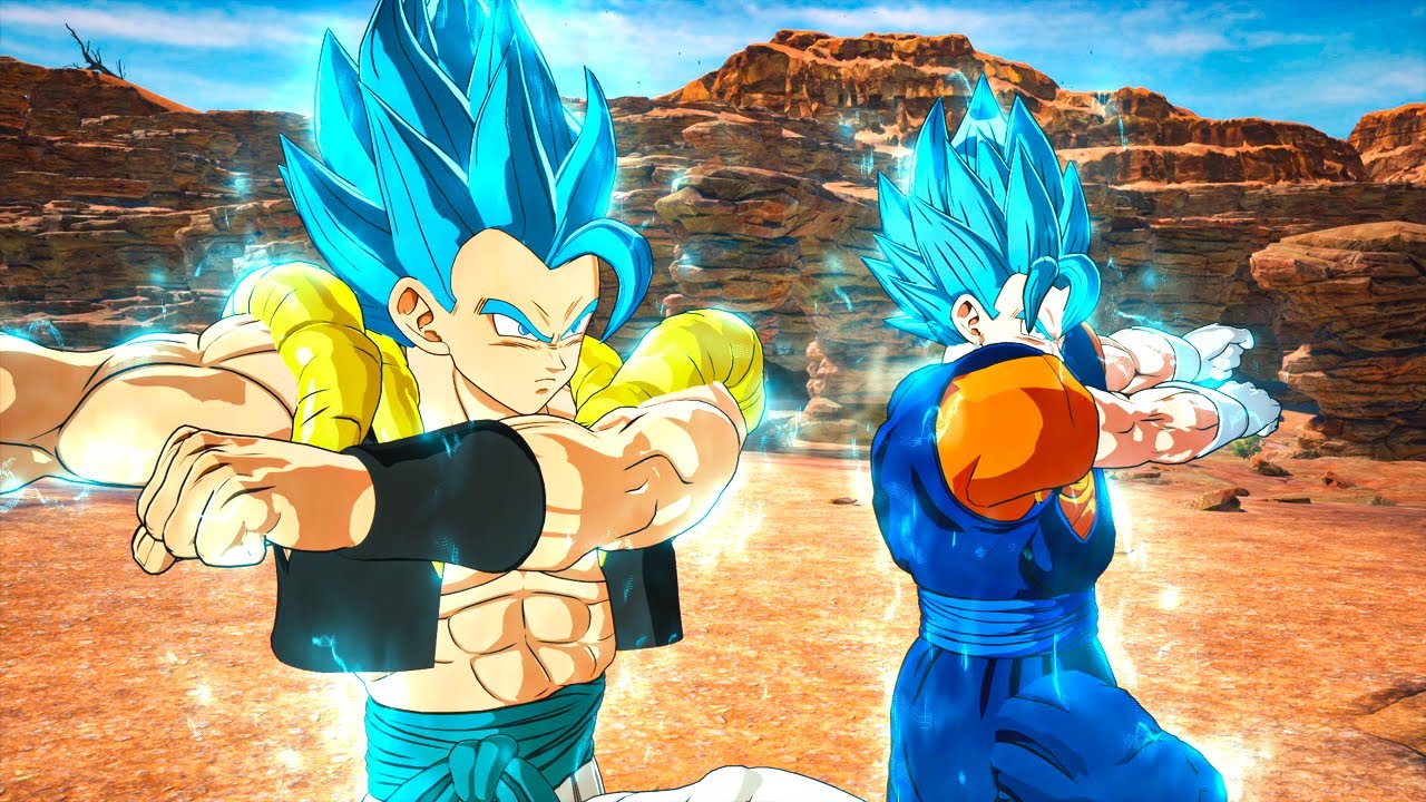 Vegito и Gogeta Fusion Dance впервые в Dragon Ball, что породило Zero Mods
