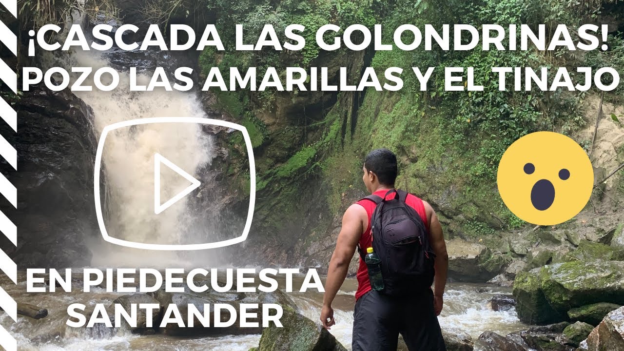 RUTA CASCADA LAS GOLONDRINAS - PIEDECUESTA SANTANDER.