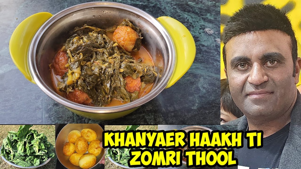 Khanyaer Haakh Ti Zomri Thool Meri Maa Ki Favourite Dish | Collard Greens & Fried Eggs