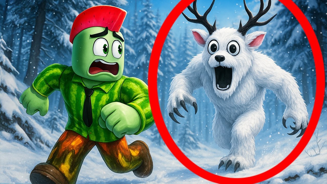 Job Ontdekt Sneeuw Geheim In 99 Nachten In Het Bos... In Roblox!