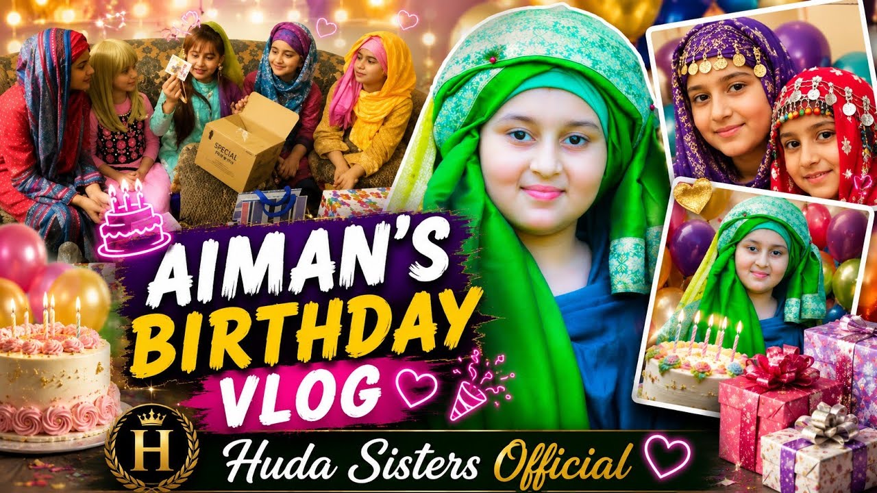 Aiman's birthday Special vlog | Huda Sisters | New Special vlog 🔥2021