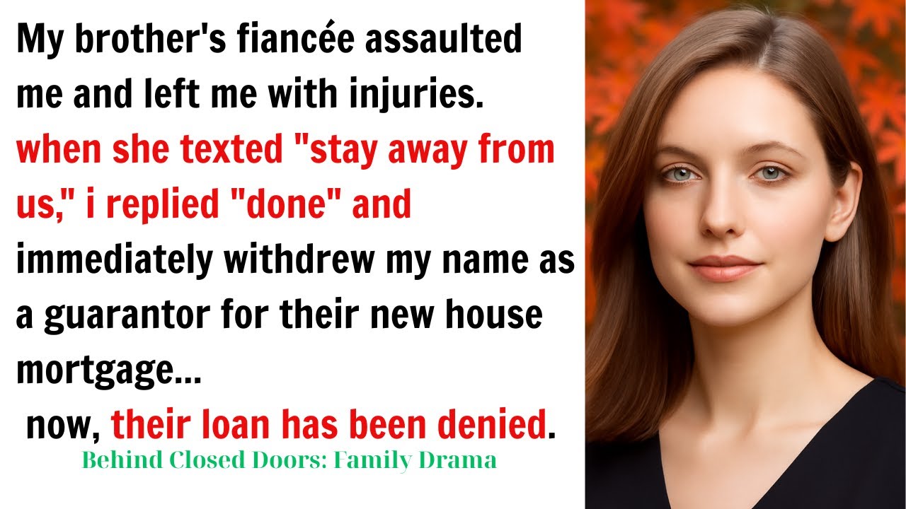 My Brother’s Fiancée Assaulted Me Viciously, Leaving Me Hurt and Broken. My Brother’s Text Said