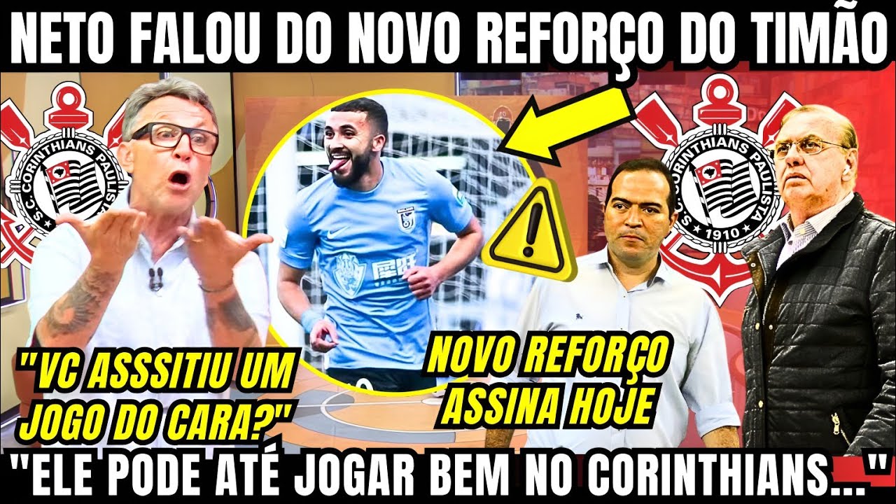 CRAQUE NETO FALA DO NOVO REFORÇO DO CORINTHIANS E COBRA TODO MUNDO AGORA NO OS DONOS DA BOLA 