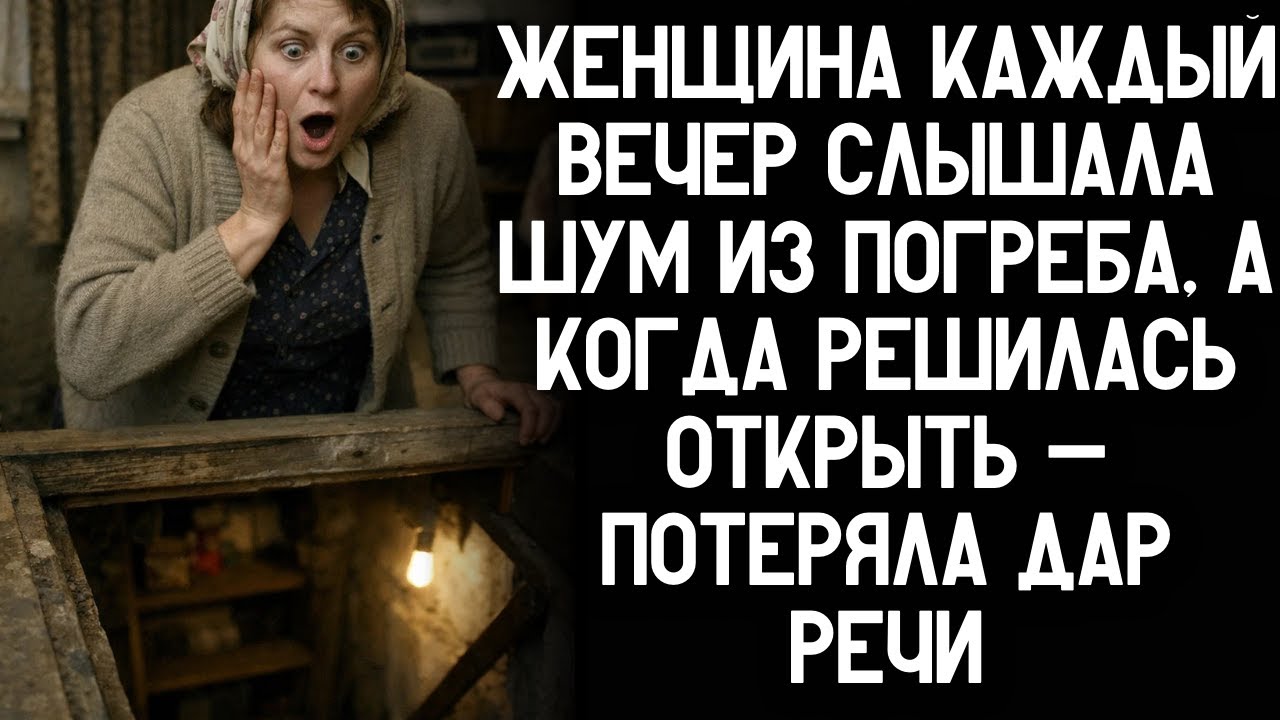 Женщина каждый вечер слышала шум из погреба, а когда решилась открыть — потеряла дар речи!