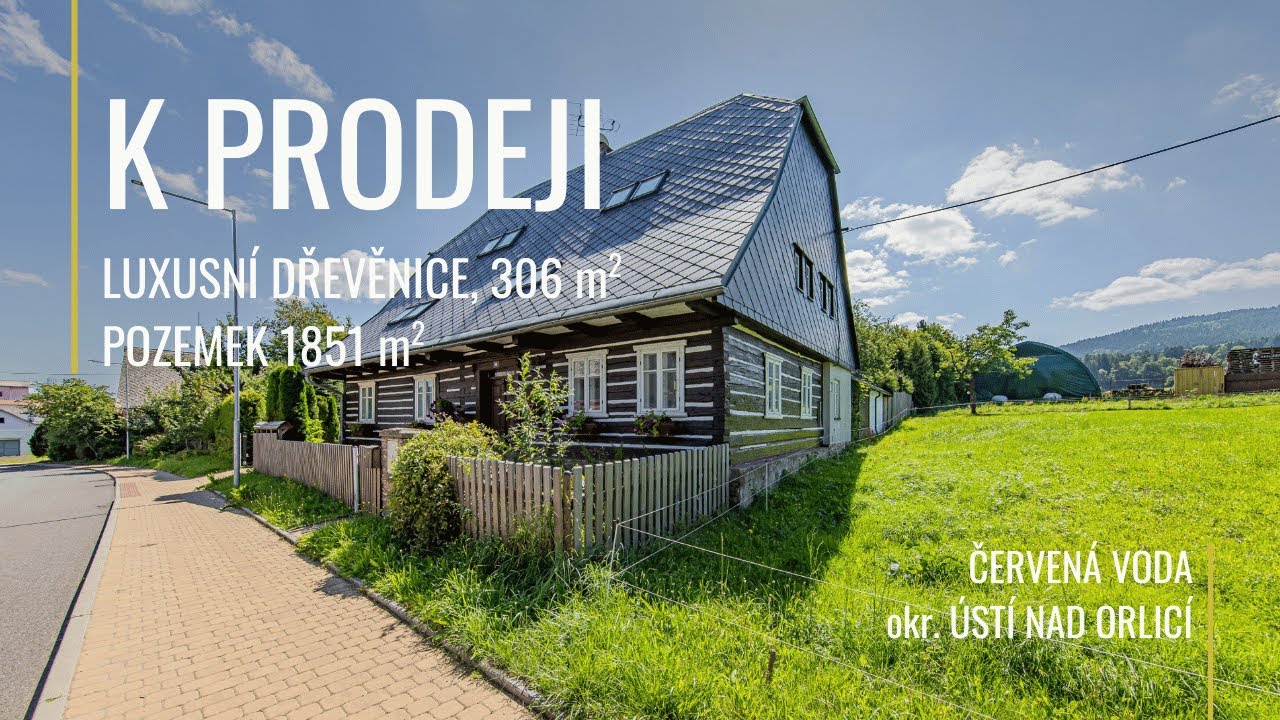 Prodej, Luxusní chalupa, Červená Voda, okr. Ústí nad Orlicí