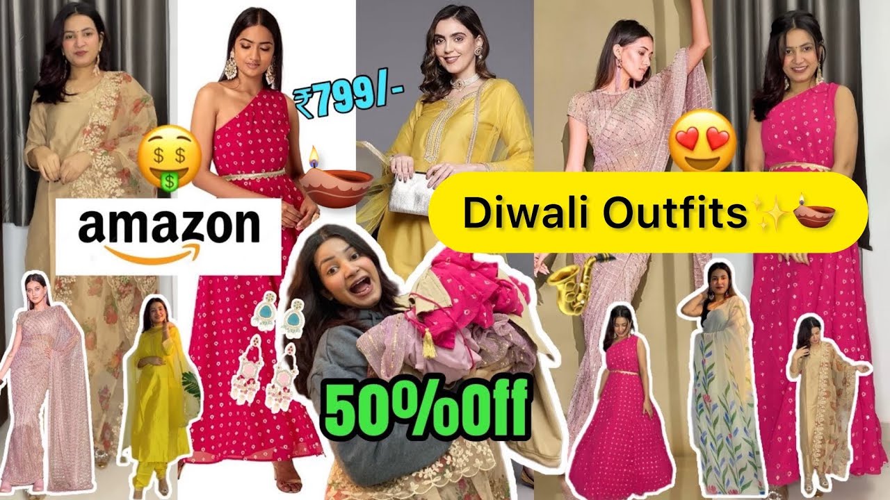 Amazon Diwali Kurta Set Haul 🪔🌺|| Affordable Diwali Outfits From Amazon🛍️