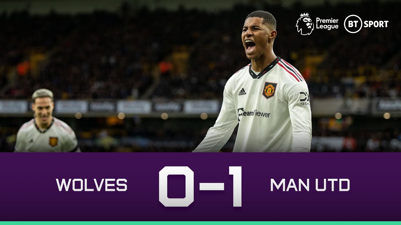 Wolves vs Man Utd (0-1) | Rashford strikes to send United into top four! | Premier League Highlights