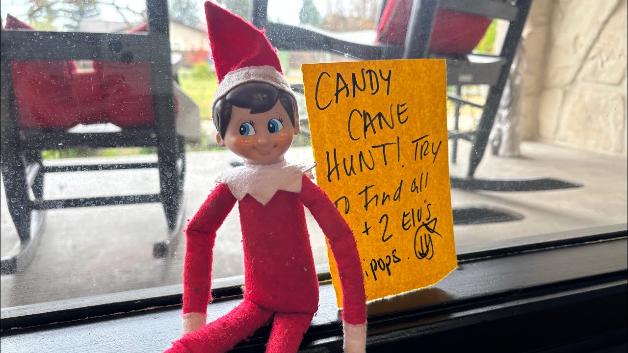 Finding our elf Mikey 