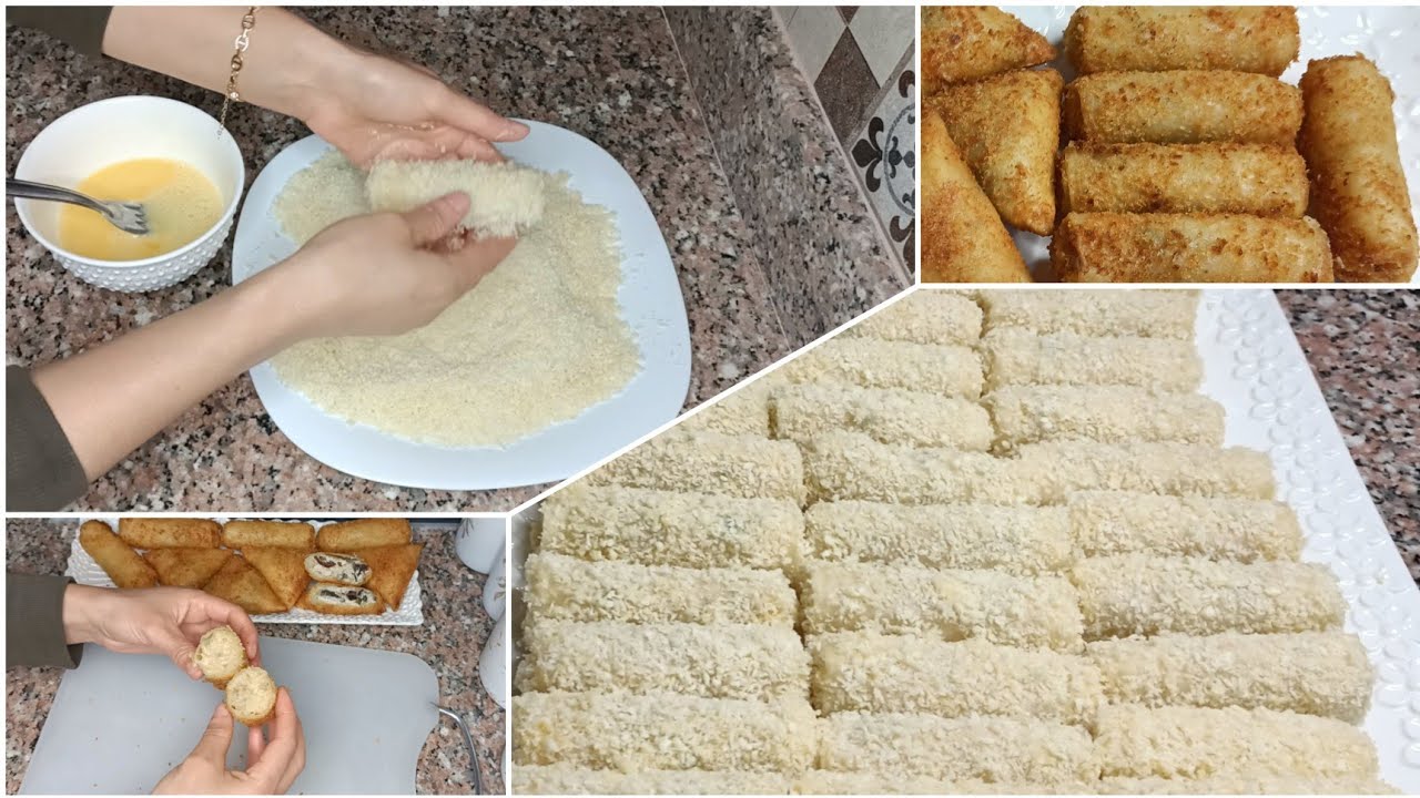 سيكار بالبطاطس والجبن اروع ما يكون 👌 طريقة الطهي والاحتفاظ بها