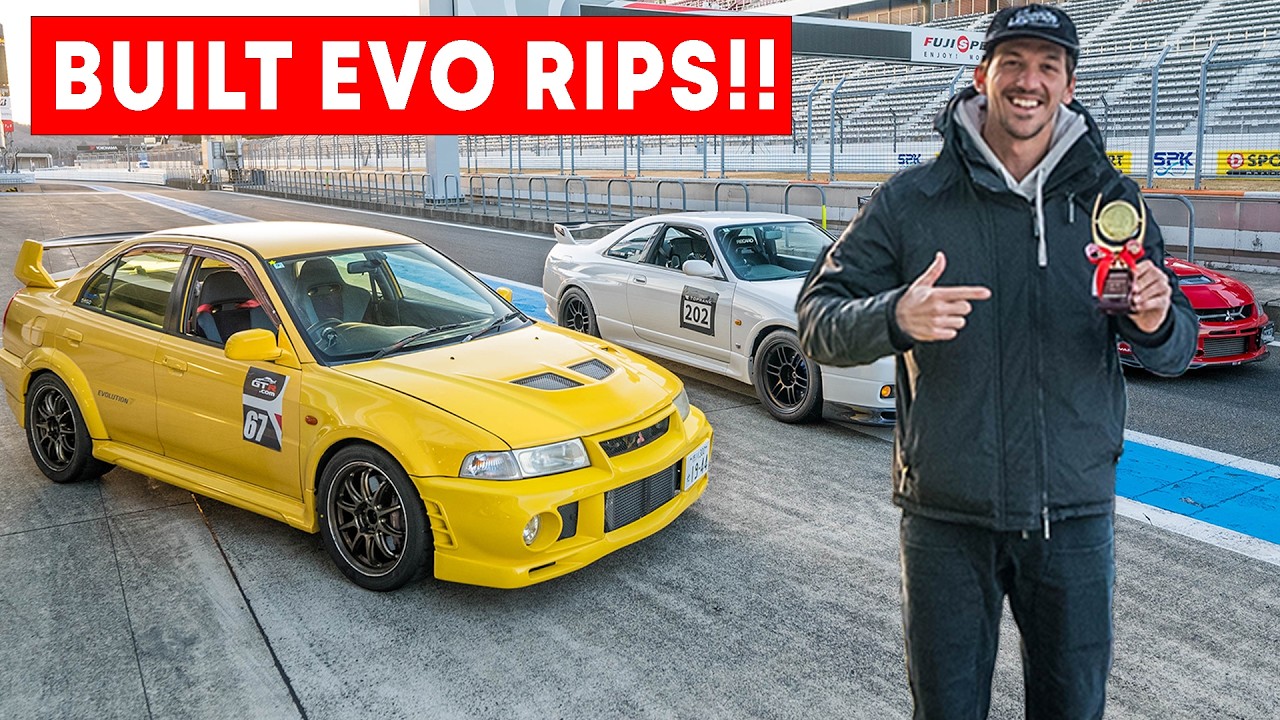 The Japan Evo V RIPS! Podium at FUJI SPEEDWAY!