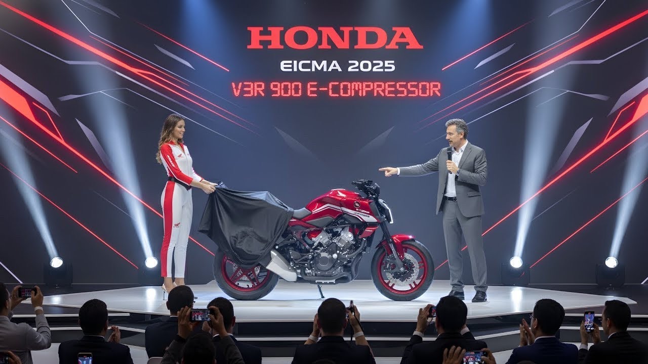 2026 Honda V3R 900 E-Compressor 🔥 900cc Monster Shocks the Bike World!