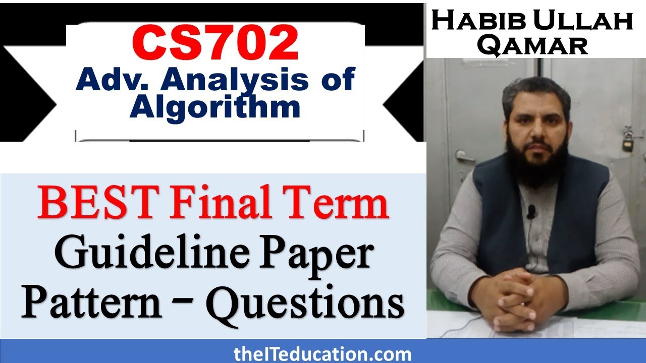 Cs702 Final Term Preparation | The Best guideline and Paper Format and Important questions