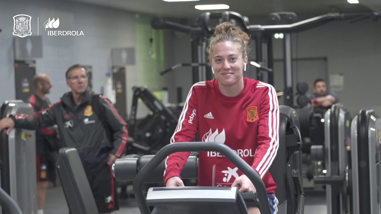 Sesión de Gimnasio para la Selección Española Femenina