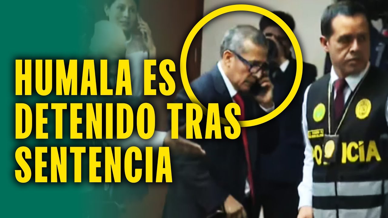 Ollanta Humala sentenciado a 15 años de prisión: Así fue su salida de la audiencia