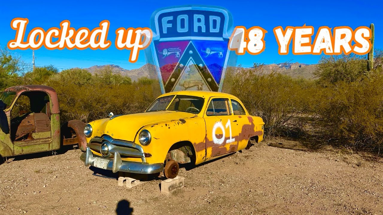 Будет ли БРОШЕННЫЙ Ford работать и ездить после 48 лет в пустыне? (Запертый, плоскоголовый!)