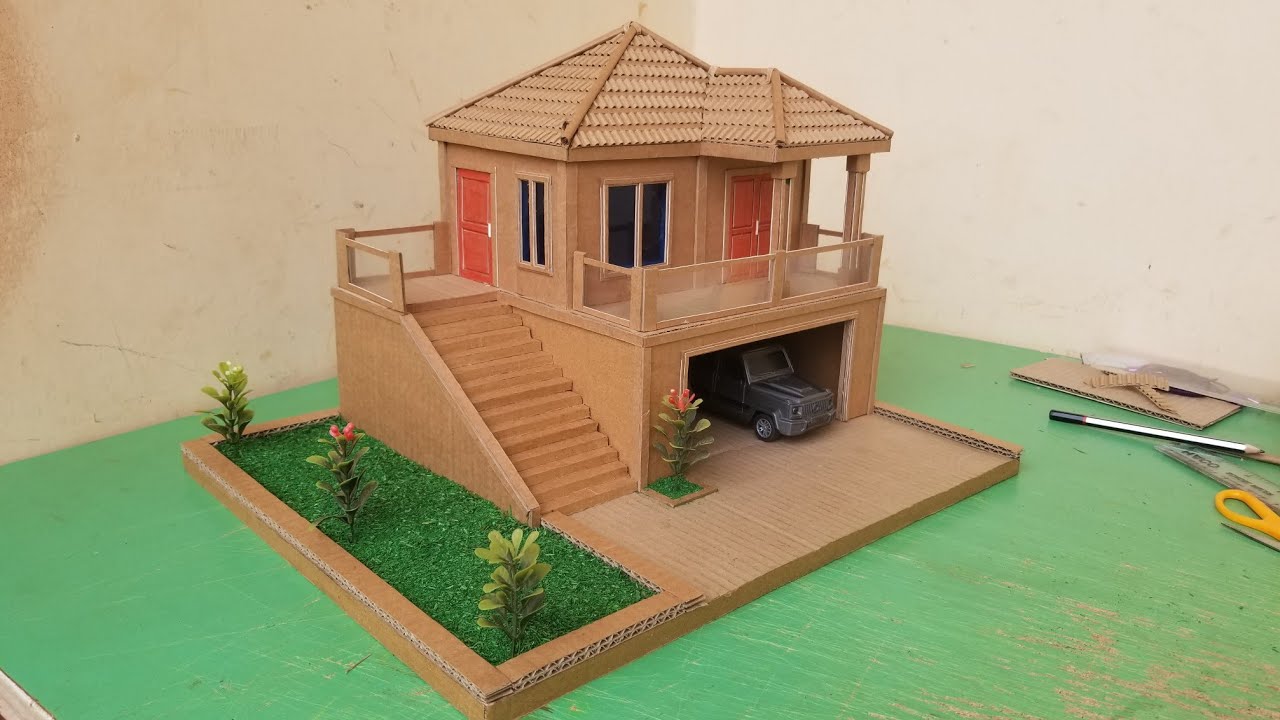 I Built a Beautiful Mini House From Cardboard 😱🔥 | DIY Beautiful House
