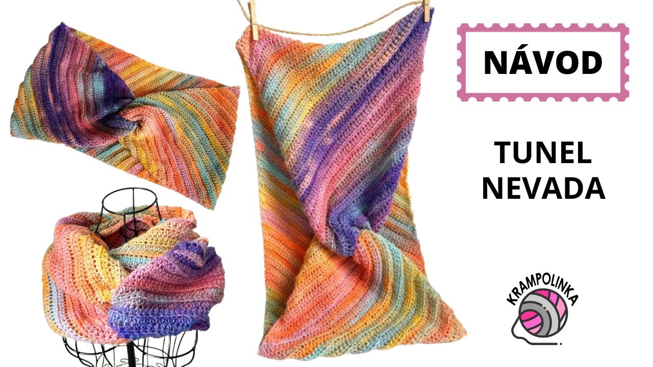 Tunel NEVADA / Návod na NÁKRČNÍK s křížením / titulky
