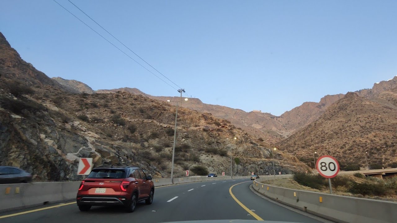 طريق جبل الهدا الكر الهدا الطائف