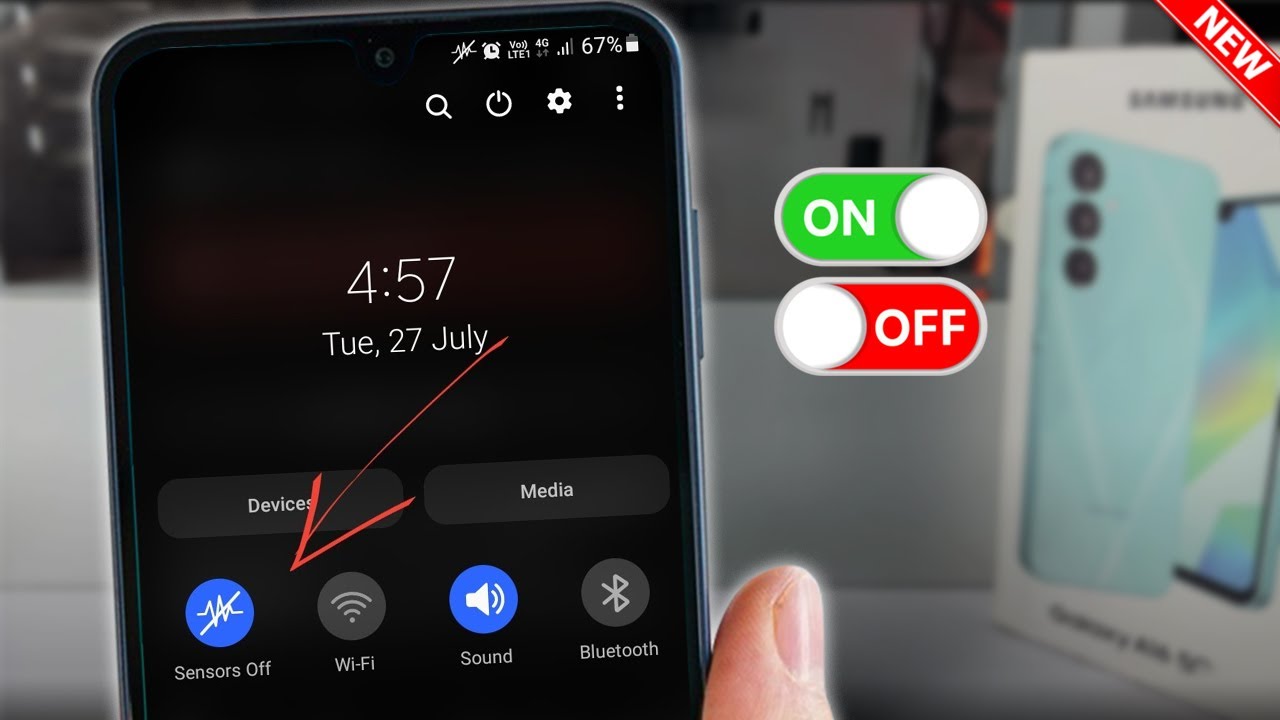 How To Turn On/OFF All Sensors On Samsung Galaxy A16