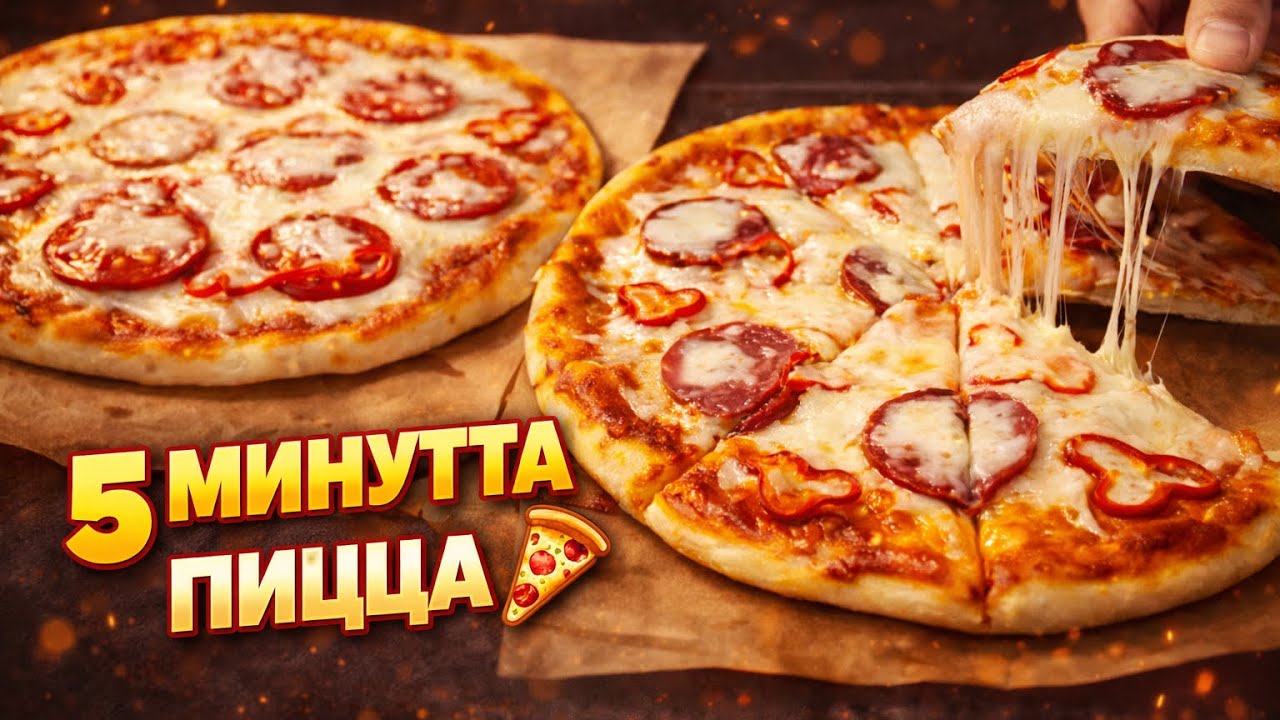 БАРЛЫҒЫ СҰРАЙДЫ! 🤤 ҮЙДЕГІ ЕҢ ДӘМДІ ПИЦЦА