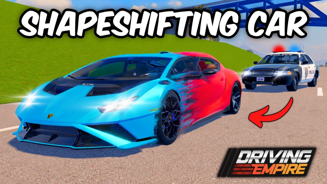 Убегаю от полиции на машине-трансформере в Driving Empire