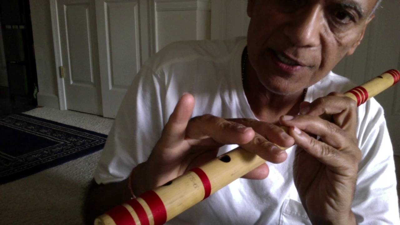 Playing alankar (gamak, meend, andolan) in bansuri