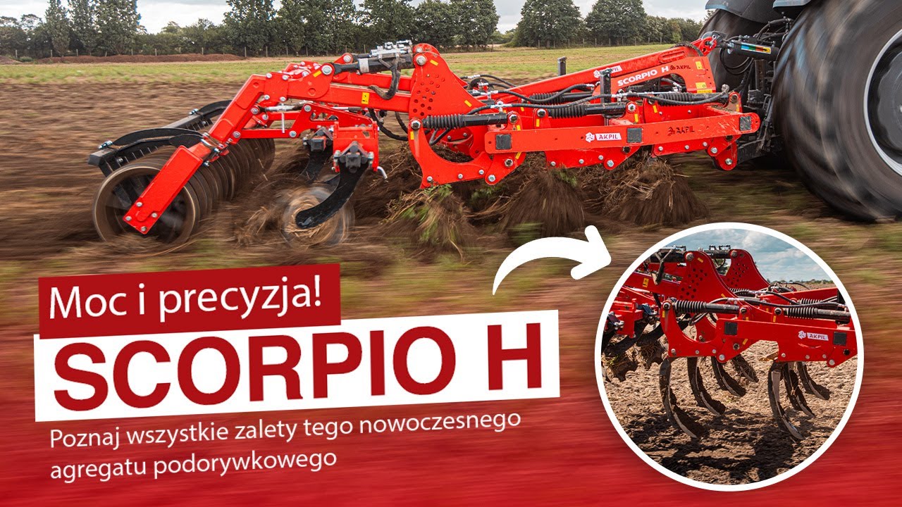 SCORPIO H w akcji! Zobacz, jak ten agregat podorywkowy radzi sobie w polu 💥