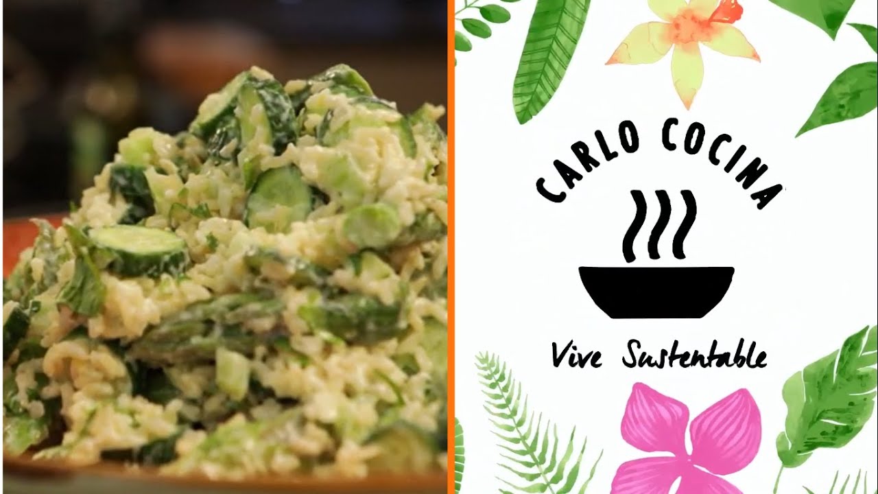 Ensalada de espárrago con arroz integral | Carlo Cocina