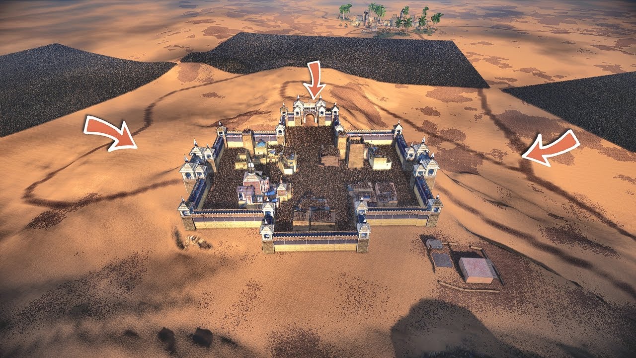 Can 10,000 Roman Generals Defend Castle From Mongol Horde - UEBS 2