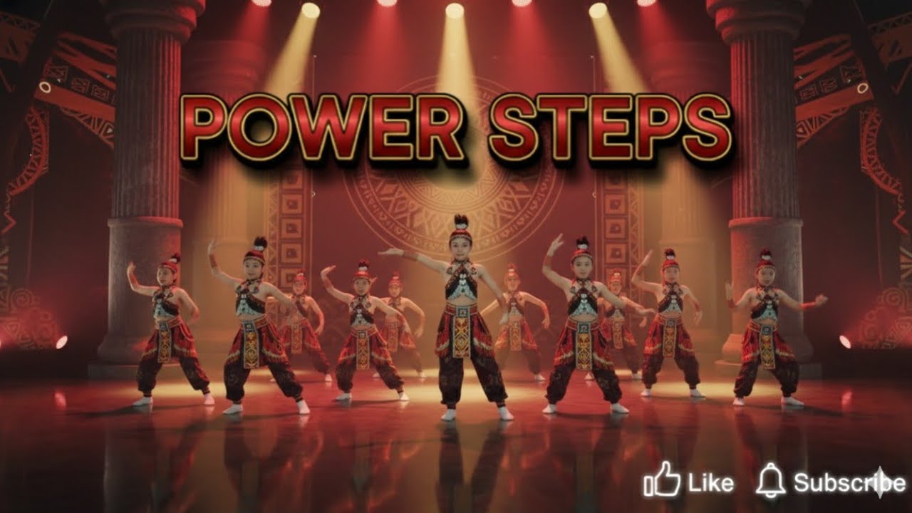 Power Steps 🔥 | Traditional Fusion Group Dance | Studio Performances | #viral #dance #trending 