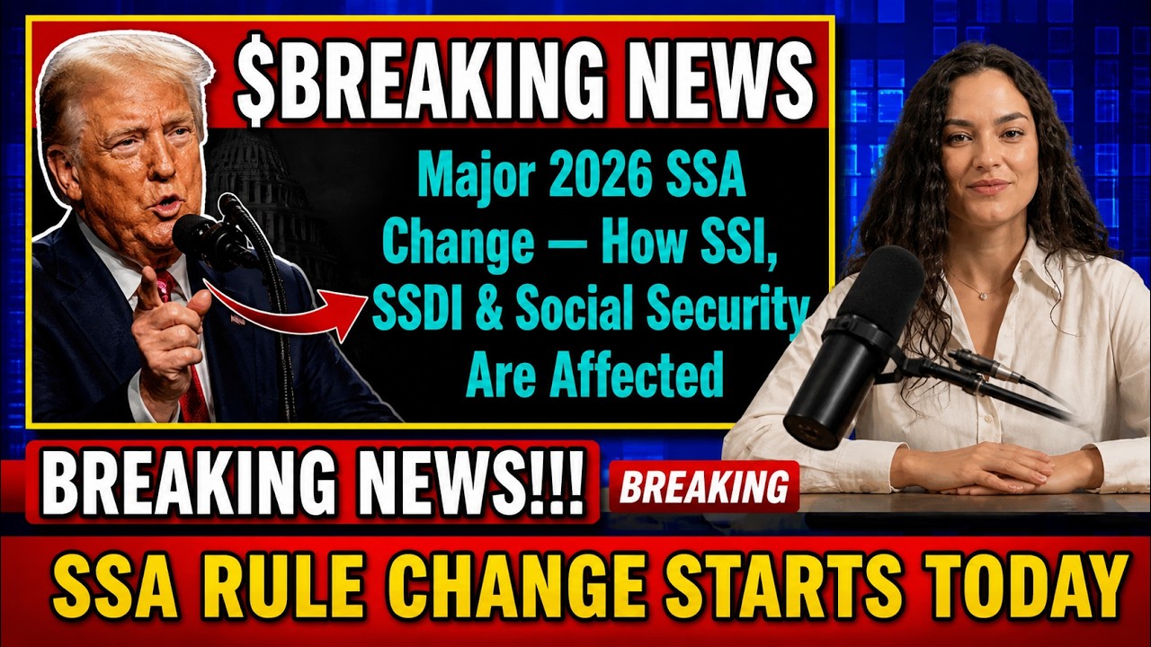Major 2026 SSA Change &mdash; How SSI, SSDI & Social Security Are Affected
