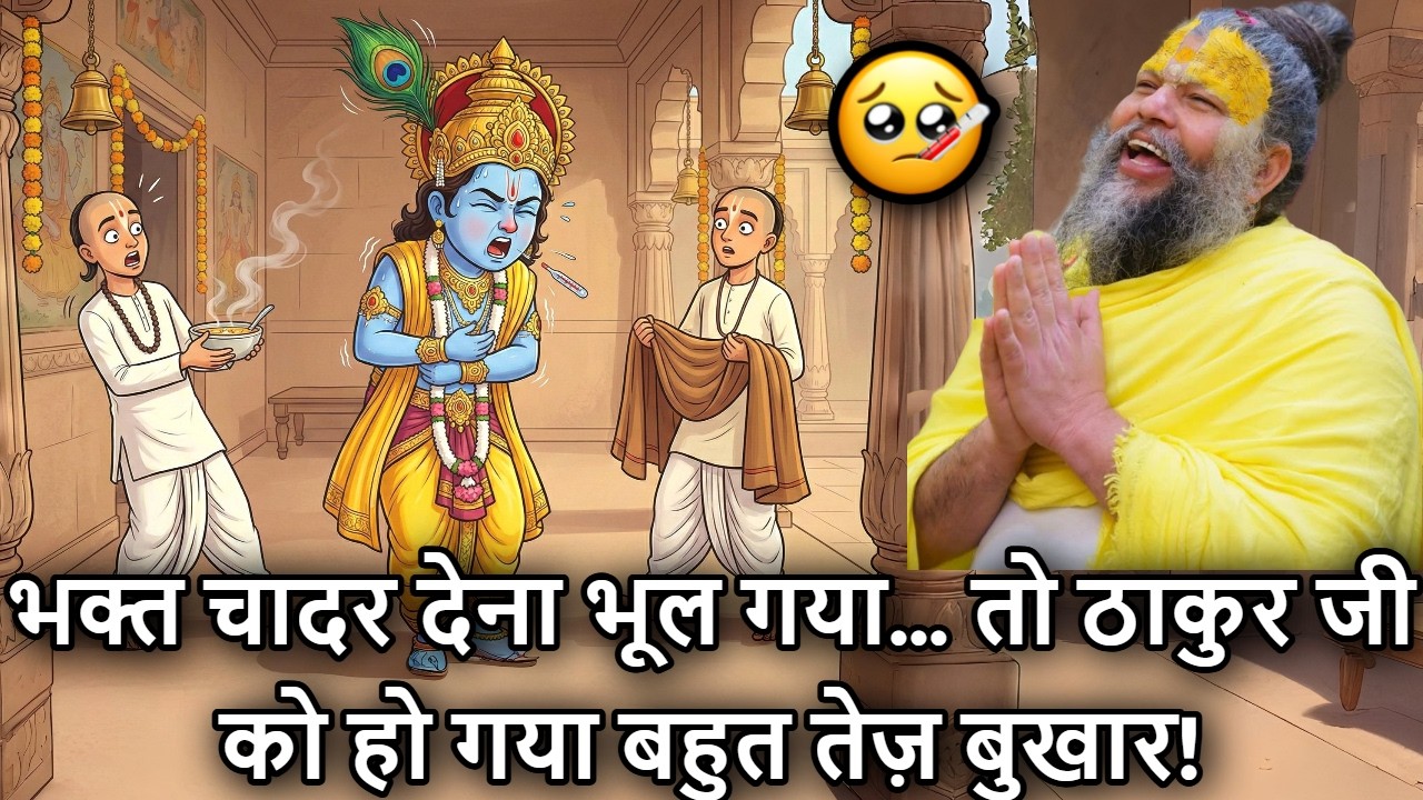 🐚🤒 Thakur Ji Ko Chadh Gaya 🥵 Tez Bukhaar… 🌿 Bhakt Ki Ek Chhoti Si Bhool Se!