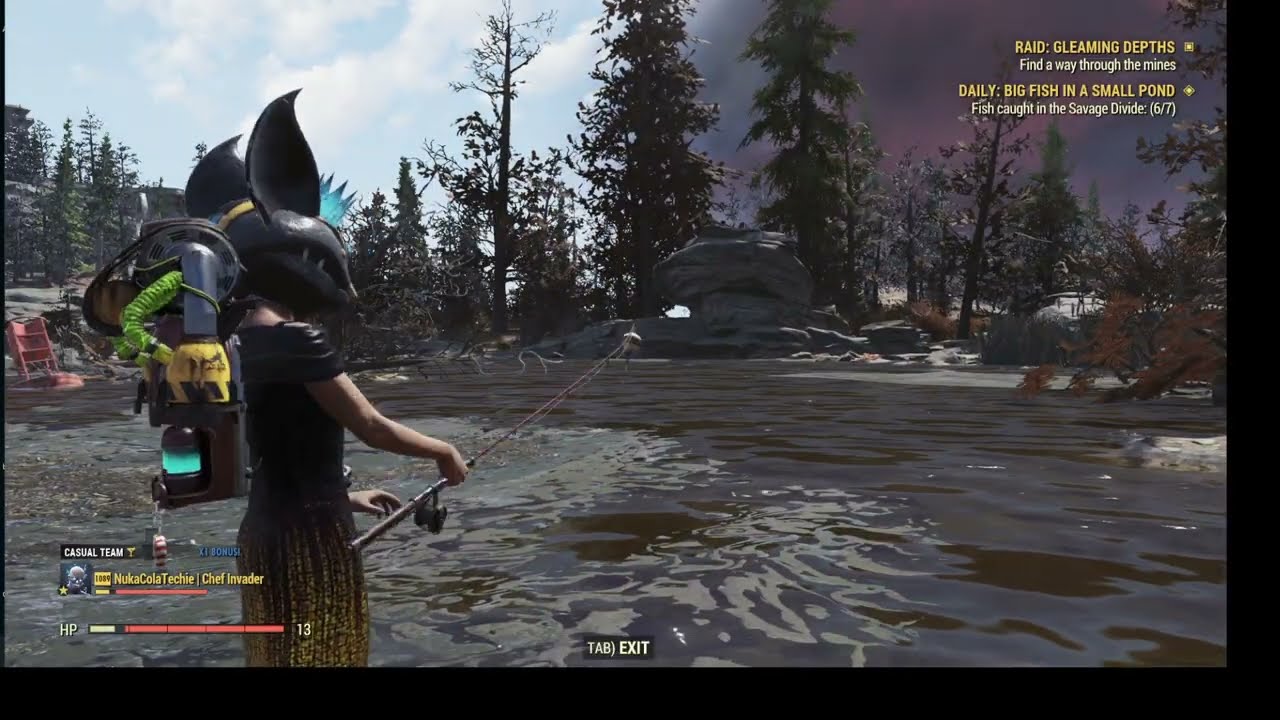 Fallout76 NEW Daily quest "Big Fish in a small pond", how and where to complete the quest