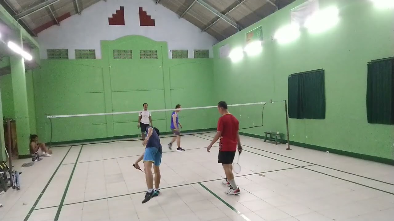 PB. Namplek Seneng |Grade A (Dimas & Josua Vs Fernando & Ahmad) Hancurnya Diamond -Latihan Badminton