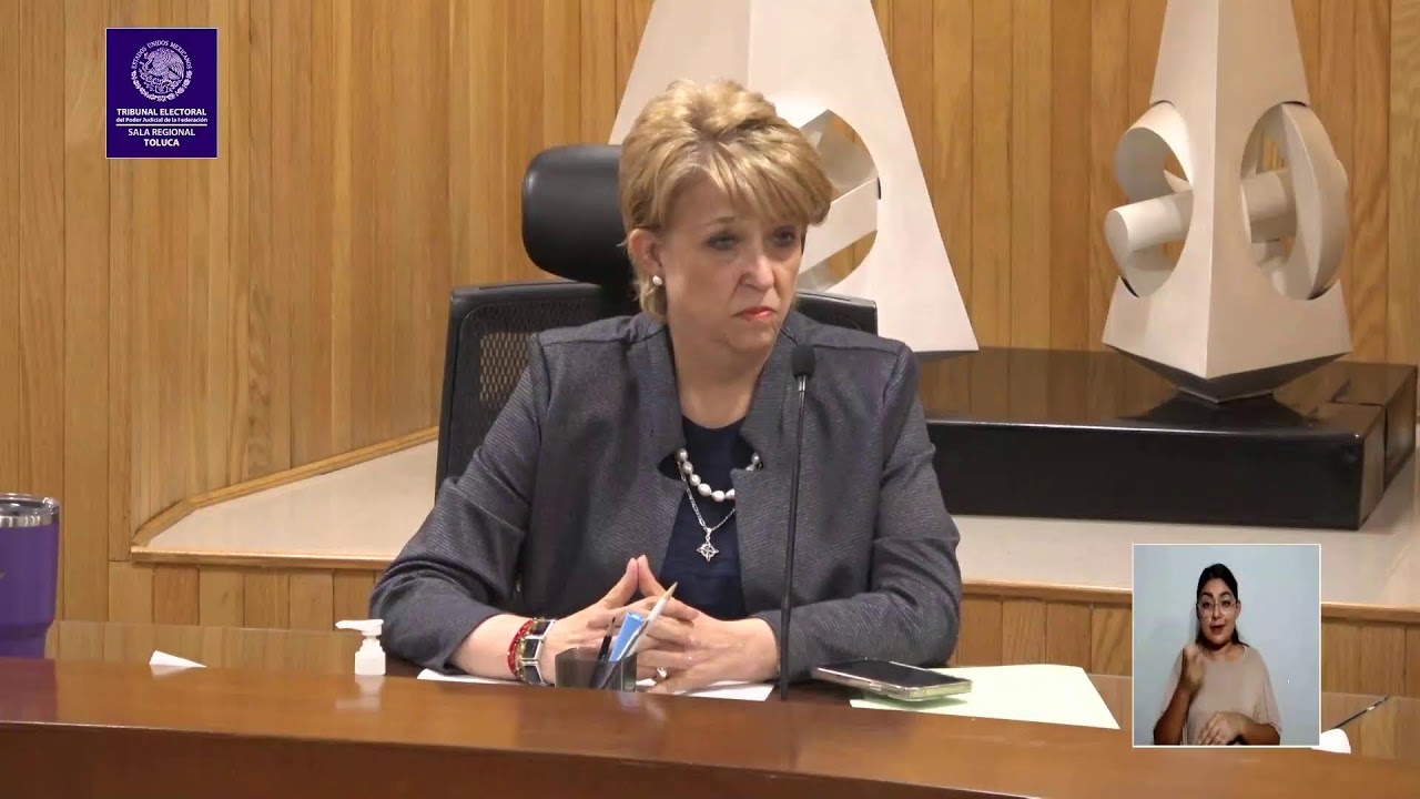 Sesión Pública de la Sala Regional Toluca del 31 de mayo de 2024.